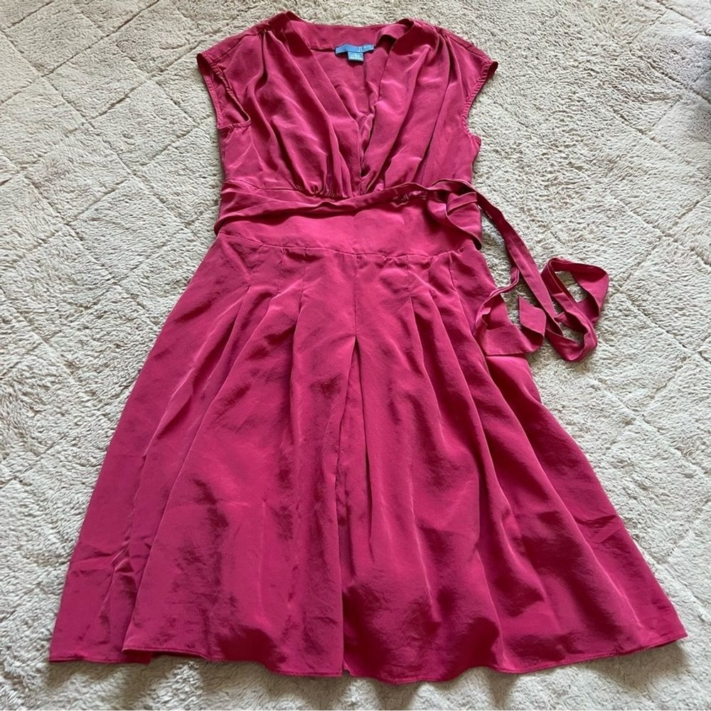 Anthropologie Lie Silk Dress Minimalist Preppy‎ Fairy Homecoming Wedding Sz XS